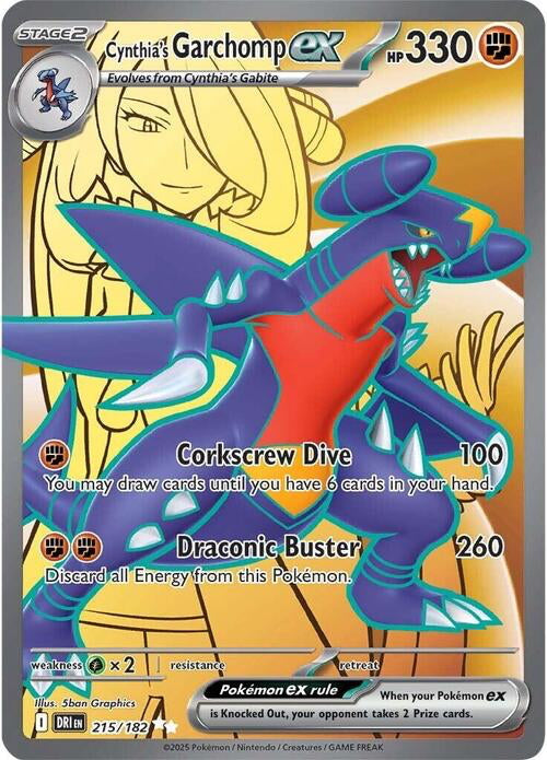 Destined Rivals Cynthia's Garchomp #215/182
